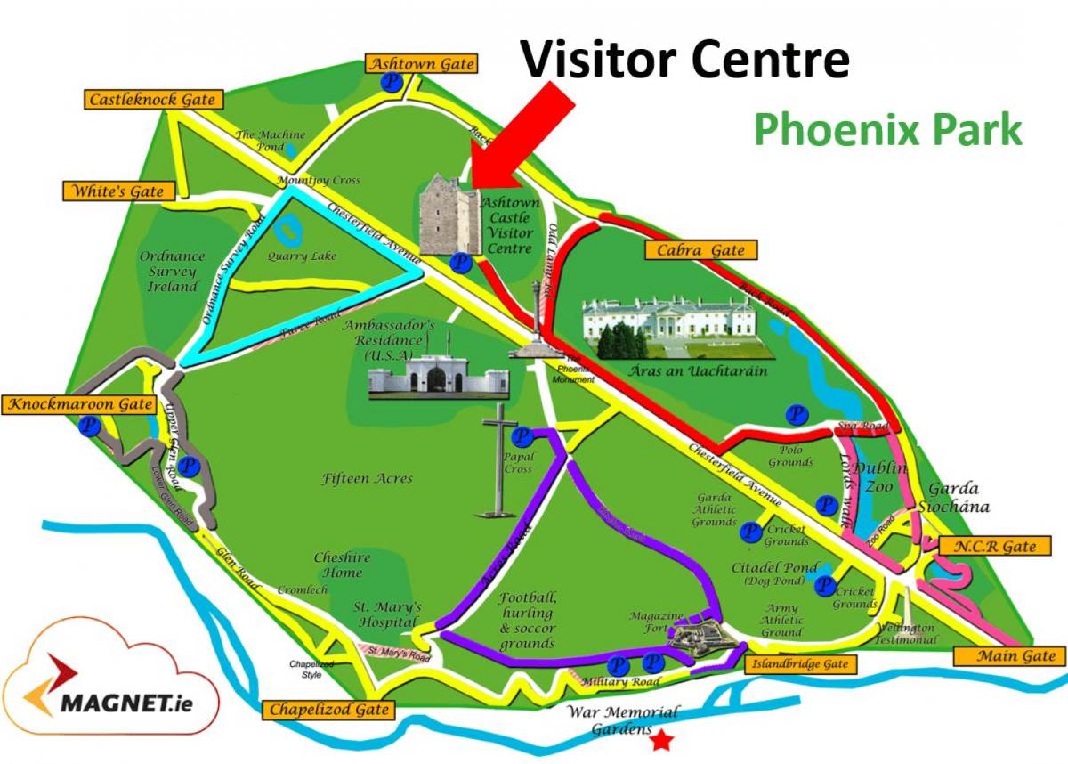 Phoenix park карта